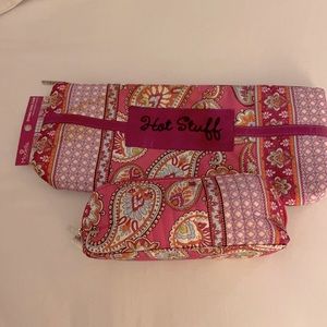 NWT Modella paisley hot tools bag w/2 compartments and organizer sm bag